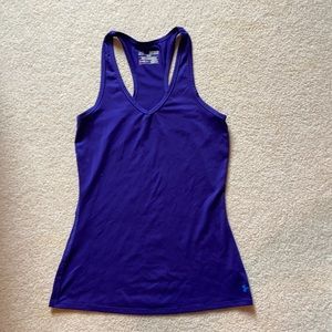 Purple exercise tank
